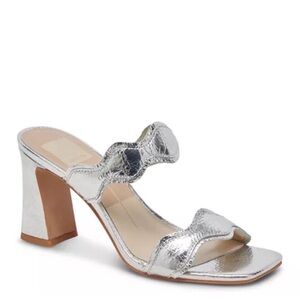 Dolce Vita Metallic Silver Heels